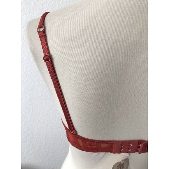 Belabumbum Lingerie Lace Pleated Padded Underwire Bra FLAW SAMPLE - Picture 10 of 10